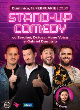 The Fool: Stand-up comedy cu Mane Voicu, Drăcea, Serghei și Gabriel Dumitriu