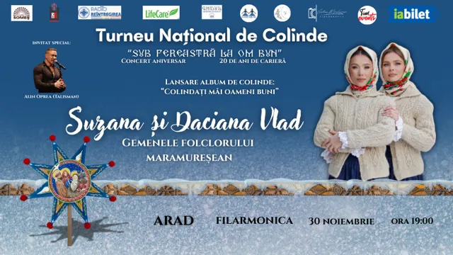 Arad: Sub fereastră la om bun! Suzana și Daciana Vlad- Gemenele Folclorului Maramureșean
