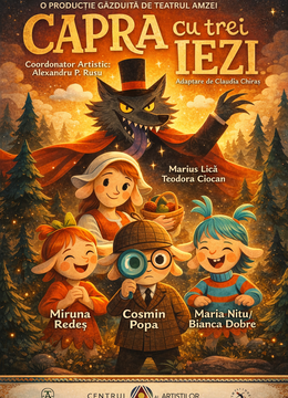 Spectacol interactiv pentru copii - Capra cu trei iezi