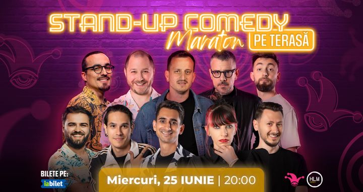 The Fool: Stand-up comedy Maraton pe Terasă cu Frînculescu, Mincu, Mane Voicu, Bogdan Mălăele, Cîrje, Florin Gheorghe, Popinciuc, Teodora Nedelcu, Claudiu Popa si Gabriel Dumitriu