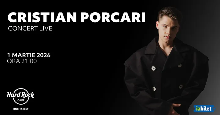 Concert Cristian Porcari la Hard Rock Cafe