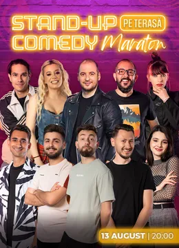 The Fool: Stand-up Comedy Maraton pe terasă cu: Ciobanu, Gherghe, Anisia, Cîrje, Teodora Nedelcu, Popinciuc, Florin Gheorghe, Claudiu Popa, Edi Vacariu și Mădălina Mihai