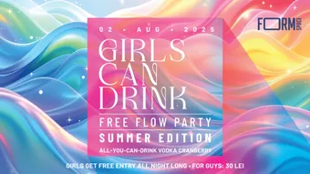Girls Can Drink: Free Flow Party Summer Edition at FORM Space