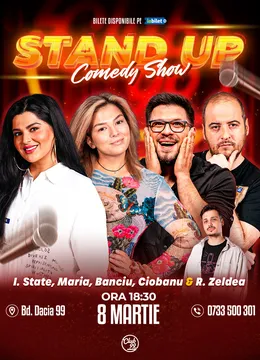 Stand-up Comedy cu Ioana State, Maria Popovici, Banciu, Andrei Ciobanu - Răzvan Zeldea
