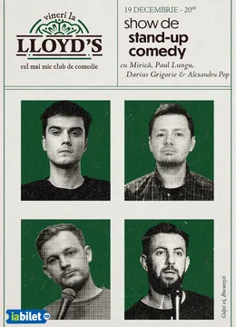 Stand-up comedy cu Mirică, Paul Lungu, Darius Grigorie și Alex Pop