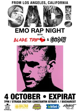 SAD! • Emo Rap Night Vol. 2 w/ Blade Trip & Cuscrew