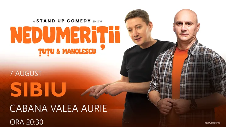 Sibiu: Stand-up Comedy - Dan Tutu si Cristi Manolescu