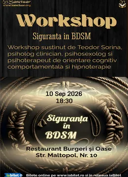 Workshop: Siguranța în BDSM