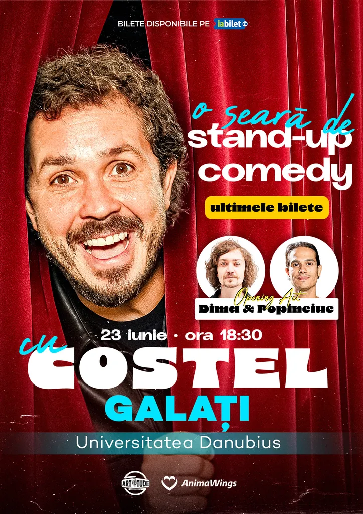 Galati: O seară de stand up comedy cu Costel | Comedy Show