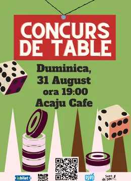 Iasi: Concurs de Table @ Board Games Events