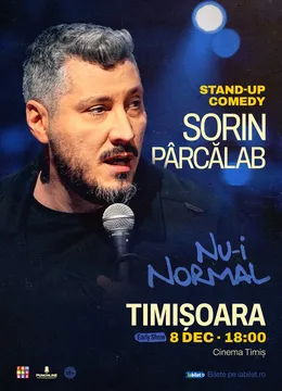 Timisoara: Stand-up comedy cu Sorin Pârcălab | Nu-i normal (SHOW 2)