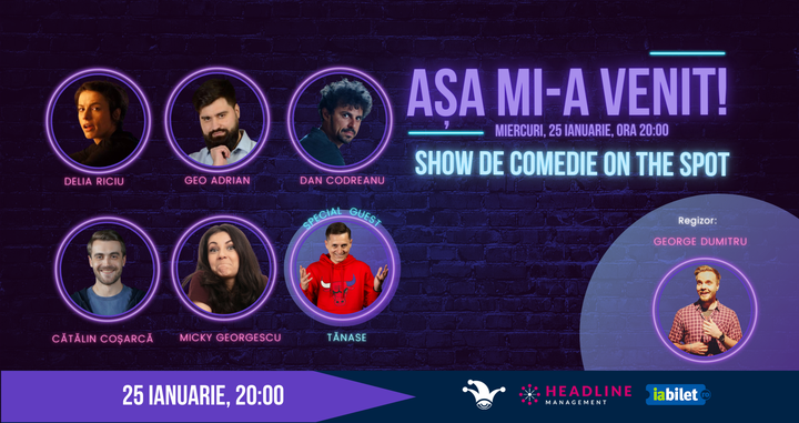The Fool: Așa mi-a venit | Show de comedie on the spot