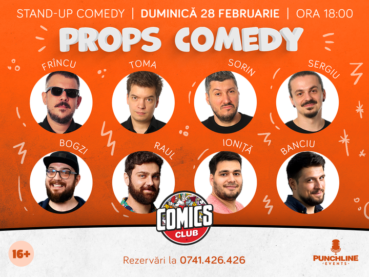 Props Comedy la ComicsClub!