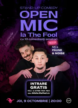The Fool Open Mic: MCs Moise & Păune