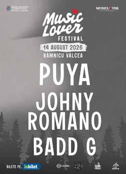 Musiclover Festival – 14 August – Puya, Johny Romano & Badd G