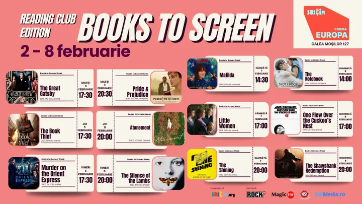 Books to Screen - Reading Club Edition