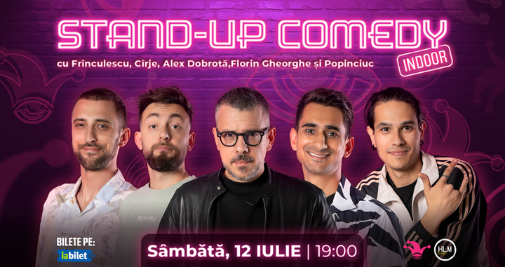 The Fool: Stand-up comedy cu Frînculescu, Cîrje, Dobrotă, Popinciuc și Florin Gheorghe