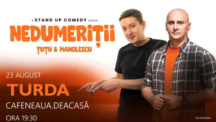 Turda: Stand-up Comedy - Dan Tutu si Cristi Manolescu