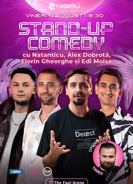 Nibiru: The Fool Arena ~ Stand-up comedy cu Natanticu, Alex Dobrotă, Florin Gheorghe și Edi Moise