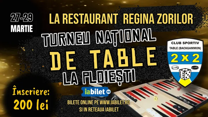 Ploiești: Turneu Național de Table