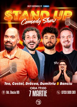 Stand-up Comedy cu Teo, Costel, Drăcea, George Dumitru - Banciu la Club 99