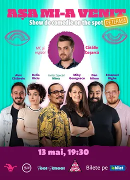 The Fool: Așa mi-a venit! | Show de comedie on the spot pe terasa