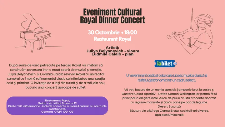 Galati: Royal Dinner Concert