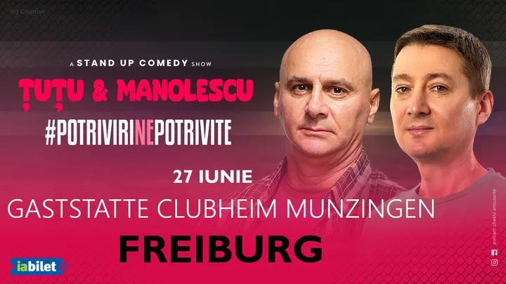 Freiburg : Stand-up Comedy - Dan Tutu si Cristi Manolescu