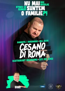 Roma: „Nu mai suntem o FAMILIE?!” Show nostalgic de stand-up cu Nae Nicolae