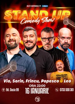 Stand-up Comedy cu Vio, Sorin Pârcălab, Frîncu, Cristi Popesco - Leo la Club 99