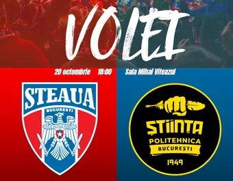 Volei: CSA Steaua Bucureşti – CSU Știința Politehnica București