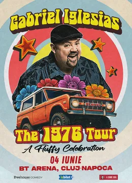Cluj-Napoca: Gabriel “Fluffy” Iglesias - The 1976 Tour – A Fluffy Celebration
