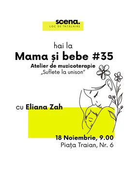 Timisoara: Mama și bebe #35 - Atelier de muzicoterapie