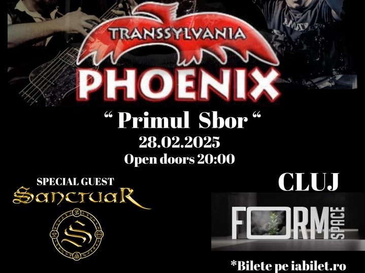 Cluj-Napoca: Concert Phoenix - Primul Sbor (opening act: Sanctuar)