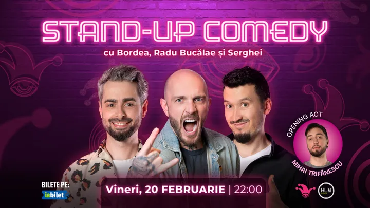 The Fool: Stand-up comedy cu Bordea, Bucălae și Serghei