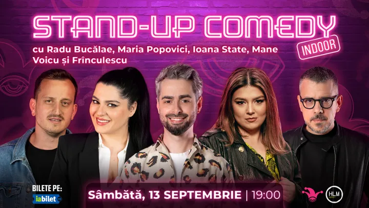 The Fool: Stand-up comedy cu Maria Popovici, Radu Bucălae, Ioana State, Mane Voicu și Frînculescu