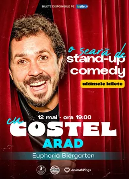 Arad: O seara de stand up comedy cu Costel