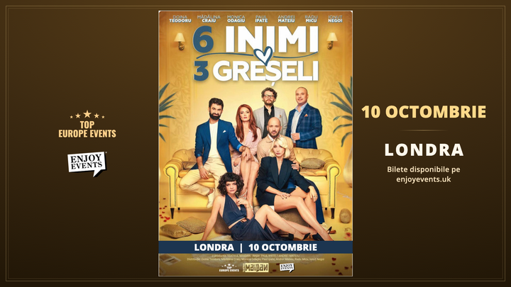 Londra: 6 Inimi, 3 Greșeli | Shaw Theatre