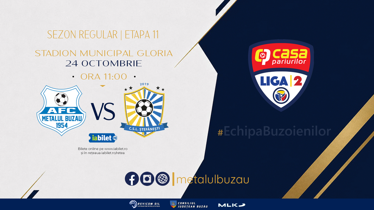 Metalul Buzău – CSL Ștefănești