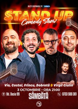 Stand-up Comedy cu Vio, Costel, Frîncu, Dobrotă - Virgil Ciulin la Club 99 | Show 2