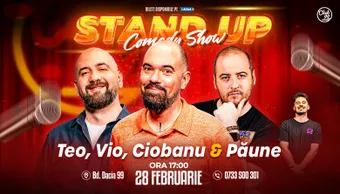 Stand-up Comedy cu Teo, Vio, Ciobanu - Florentin Păune la Club 99