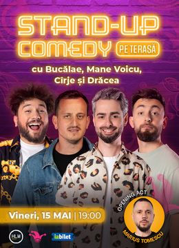 The Fool Terasa: Stand-up comedy cu   Bucalăe, Mane Voicu, Drăcea și Cîrje