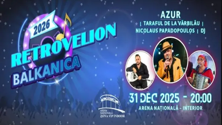 Revelion Retrovelion Balkanica @ Azur, Taraful de la Varbilau & Nicolaus Papadopoulos