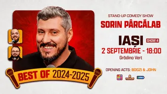 Iași: Stand-up comedy - Best of Sorin Pârcălab (SHOW 4)