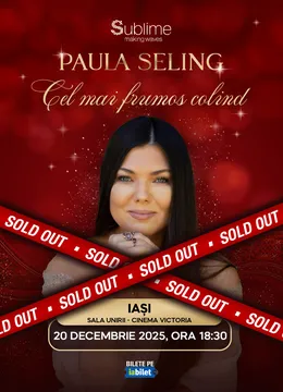 Iasi: Paula Seling - “Cel mai frumos colind” - 18:30