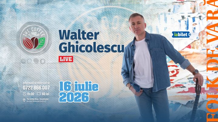 The Coffee Shop Music | Folk de vară cu Walter Ghicolescu