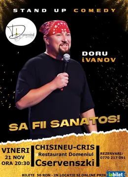 Chișineu-Criș: Stand-up comedy cu iVanov