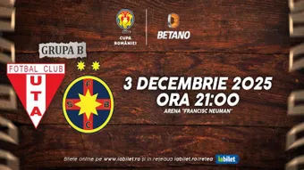 Cupa Romaniei Betano: UTA Arad - FCSB