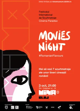 Cluj-Napoca: Movies Night - Proiecție de scurtmetraje românești