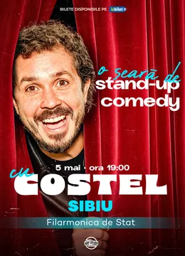 Sibiu: O seara de stand up comedy cu Costel